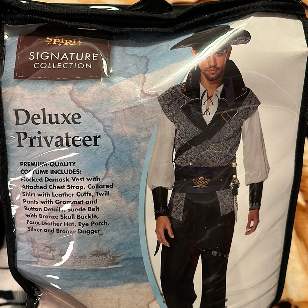 Men’s adult pirate costume.